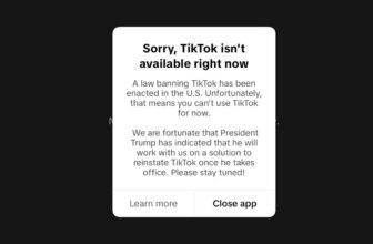 TikTok is now not accessible within the US