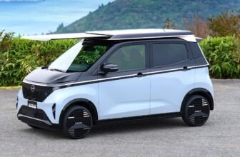 Nissan made a nifty photo voltaic panel system for its Sakura EV