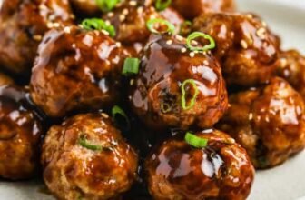 Hoisin Glazed Meatballs