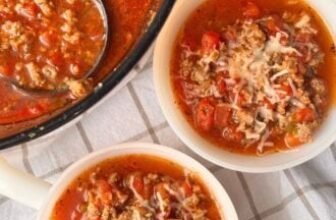 ITALIAN SAUSAGE TOMATO SOUP